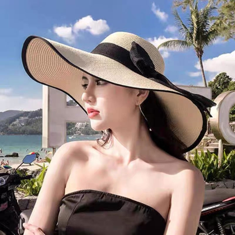 Hat Floppy Wide - Wide Brim Straw Hat Women Summer