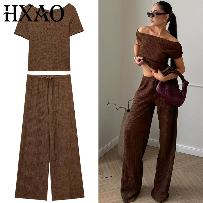 Linen Pant Wide - Pant Sets Linen Summer Women's Suit