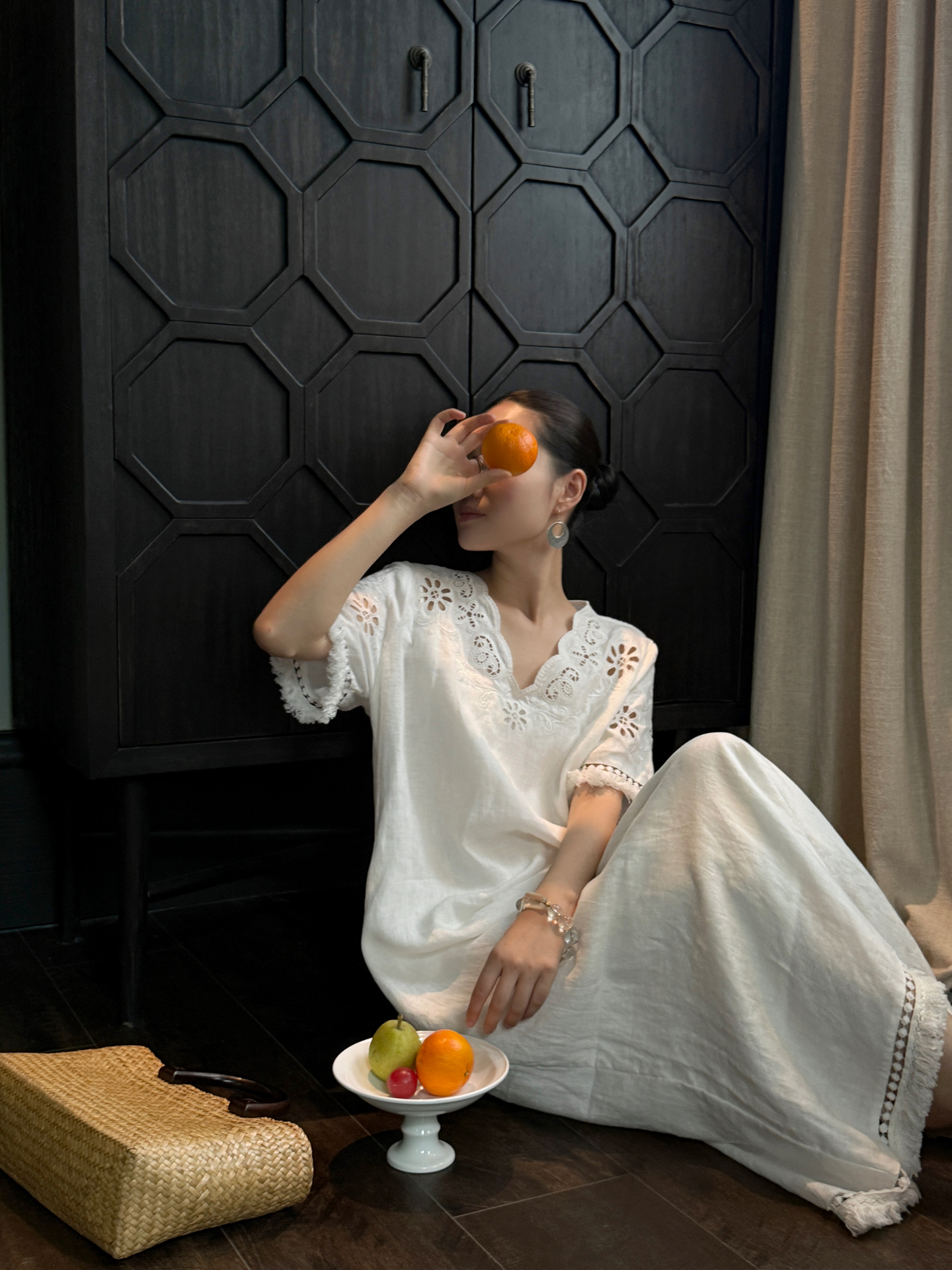 Elegant Simple Style Holiday C - Linen Dress Wrap recension och pris