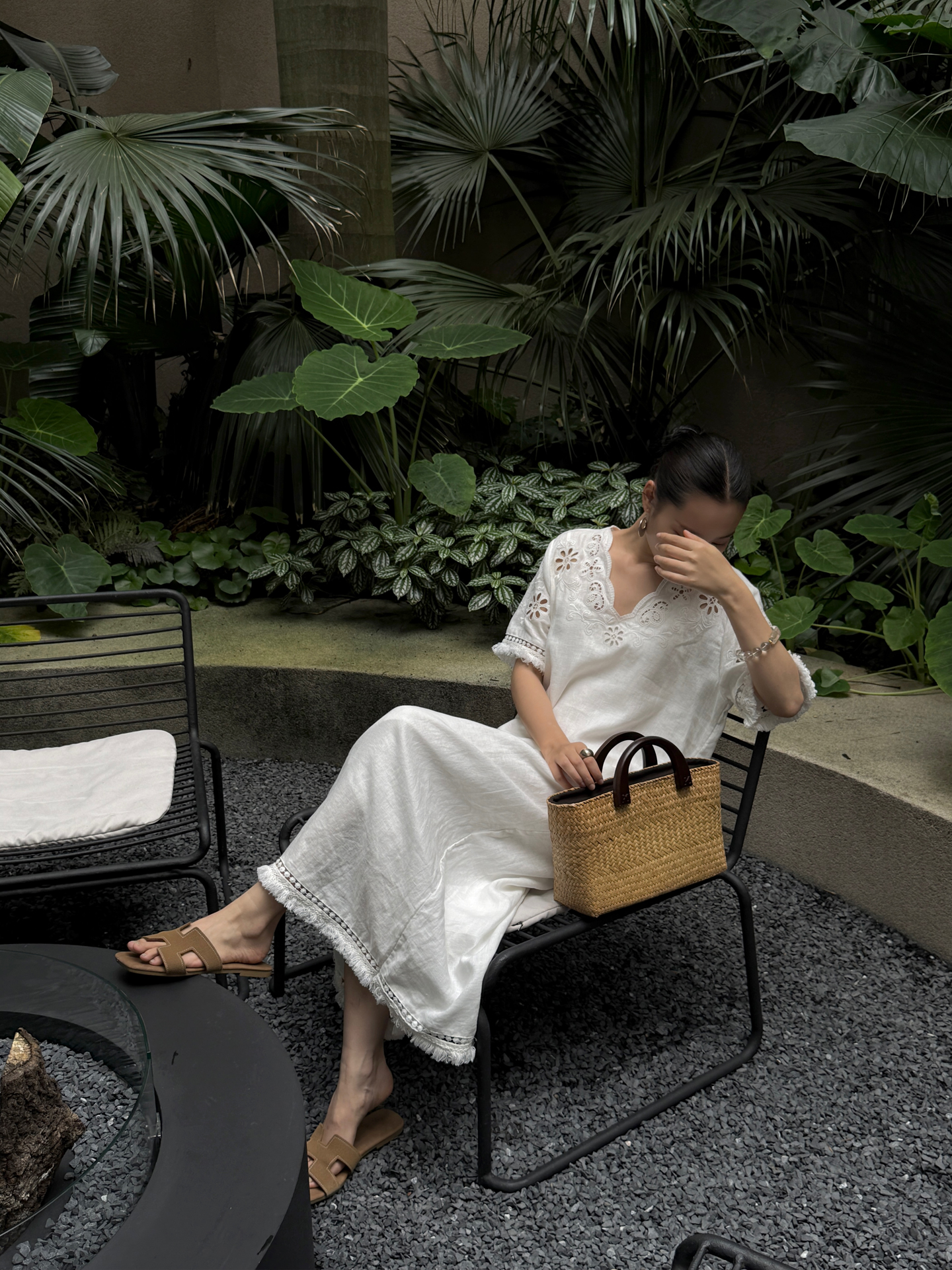 Elegant Simple Style Holiday C - Linen Dress Wrap recension och pris