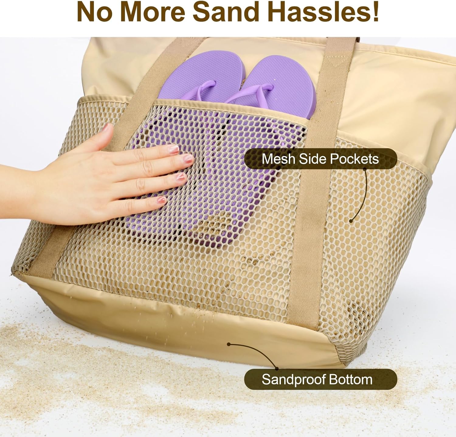 Waterproof Beach Bags for Wome - Tote Bag Beach recension och pris