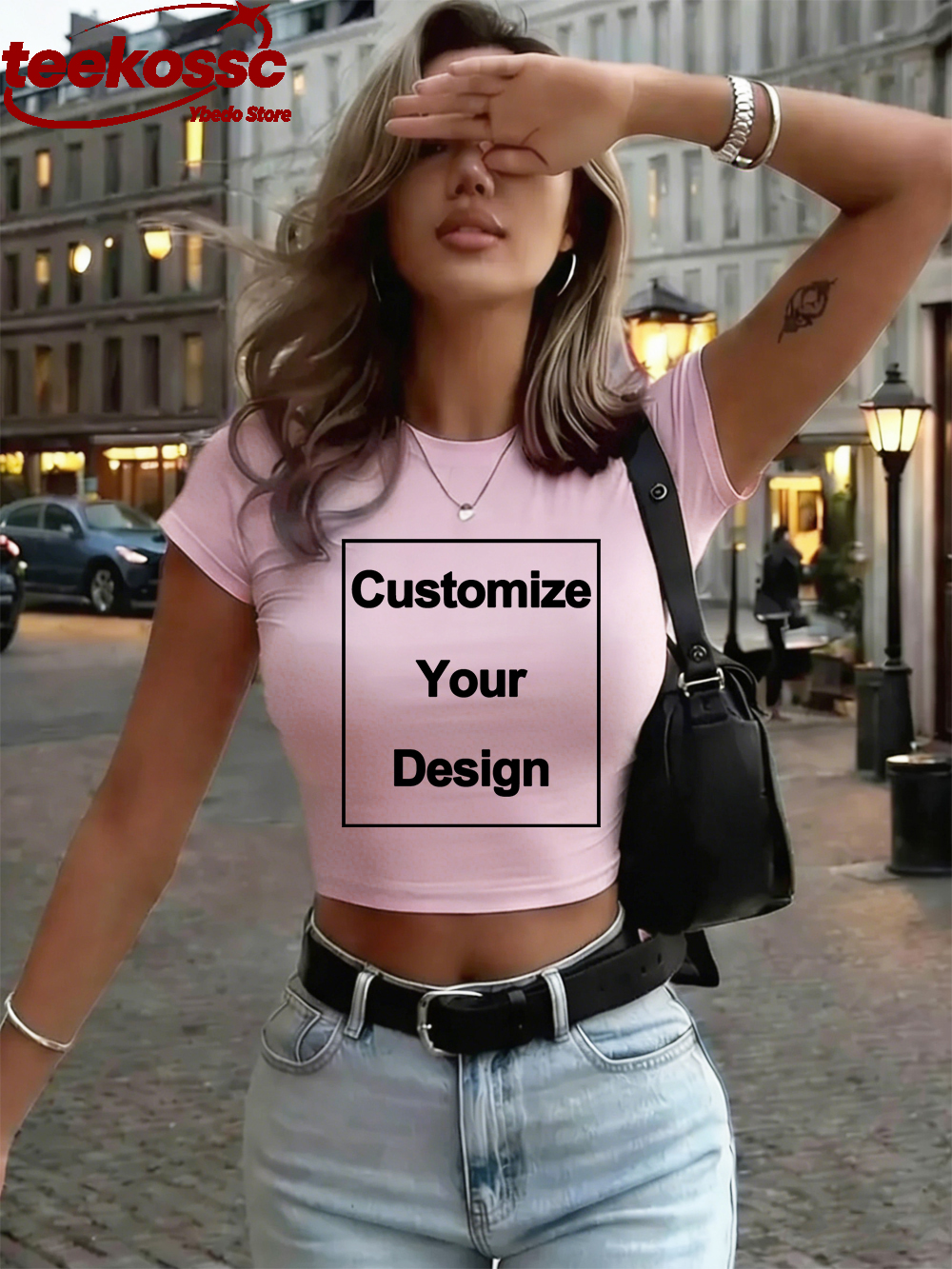 Custom Womens Cotton Crop Tops - Crop Top Crochet recension och pris