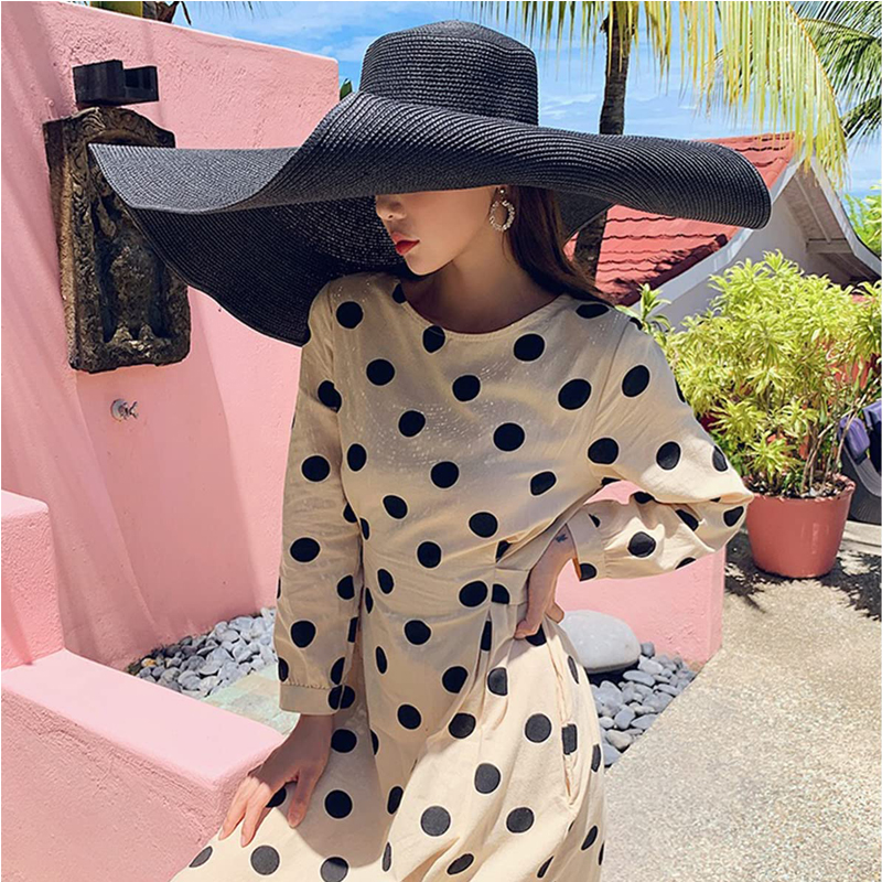 70cm Oversized  Wide Brim Sun  - Hat Floppy Wide recension och pris