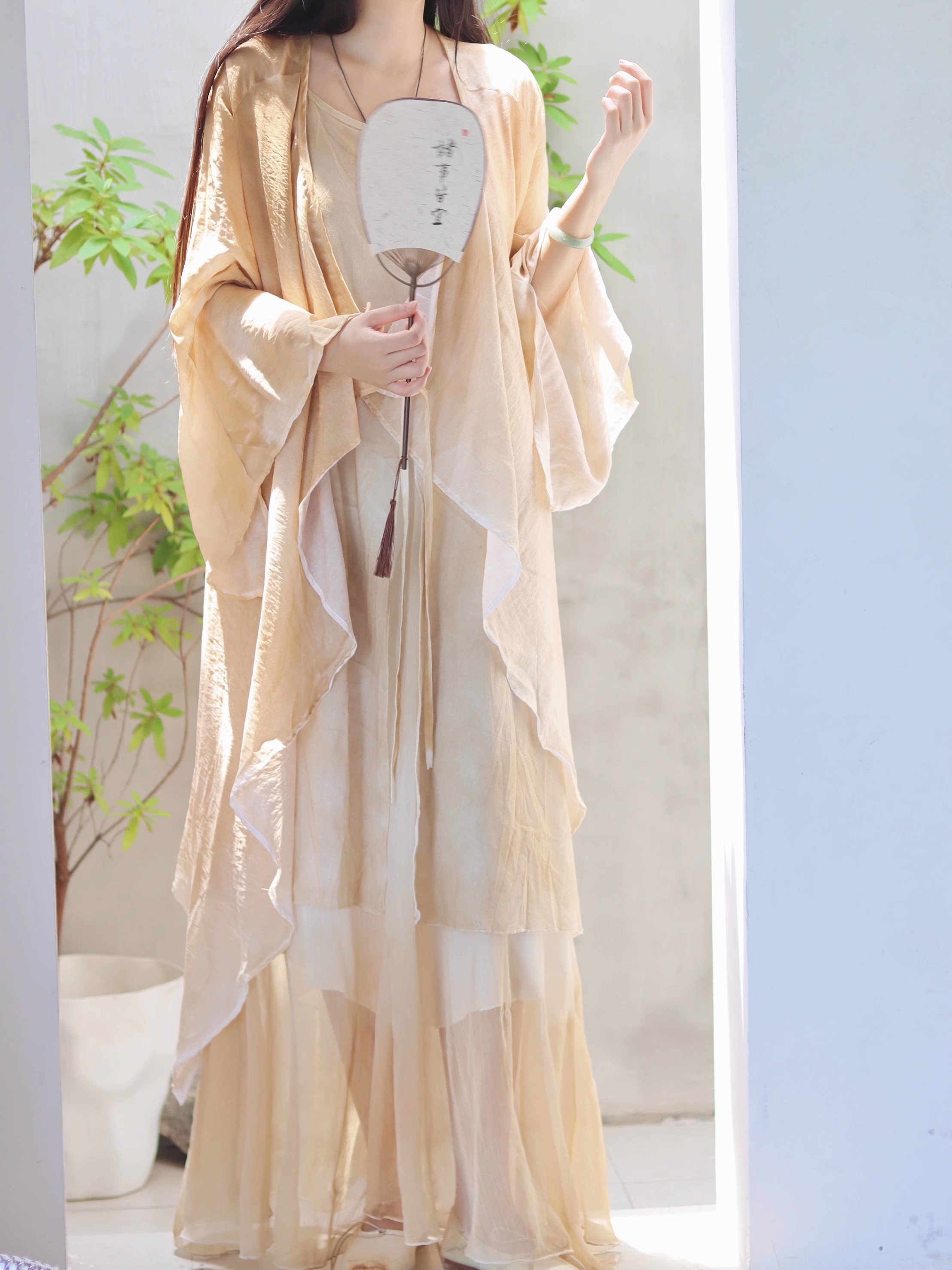 New Chinese Style Cotton Linen - Linen Dress Wrap recension och pris