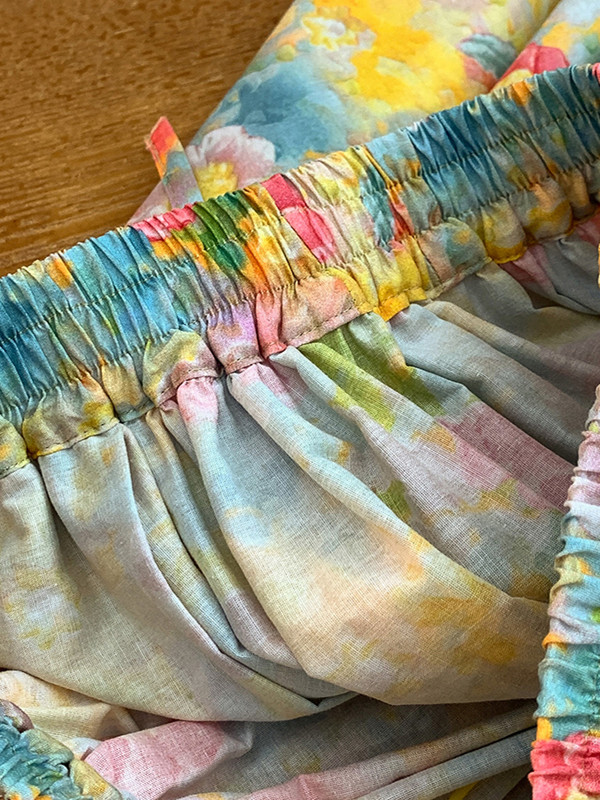 Retro Artistic Large Size A-Li - Midi Skirt Floral recension och pris