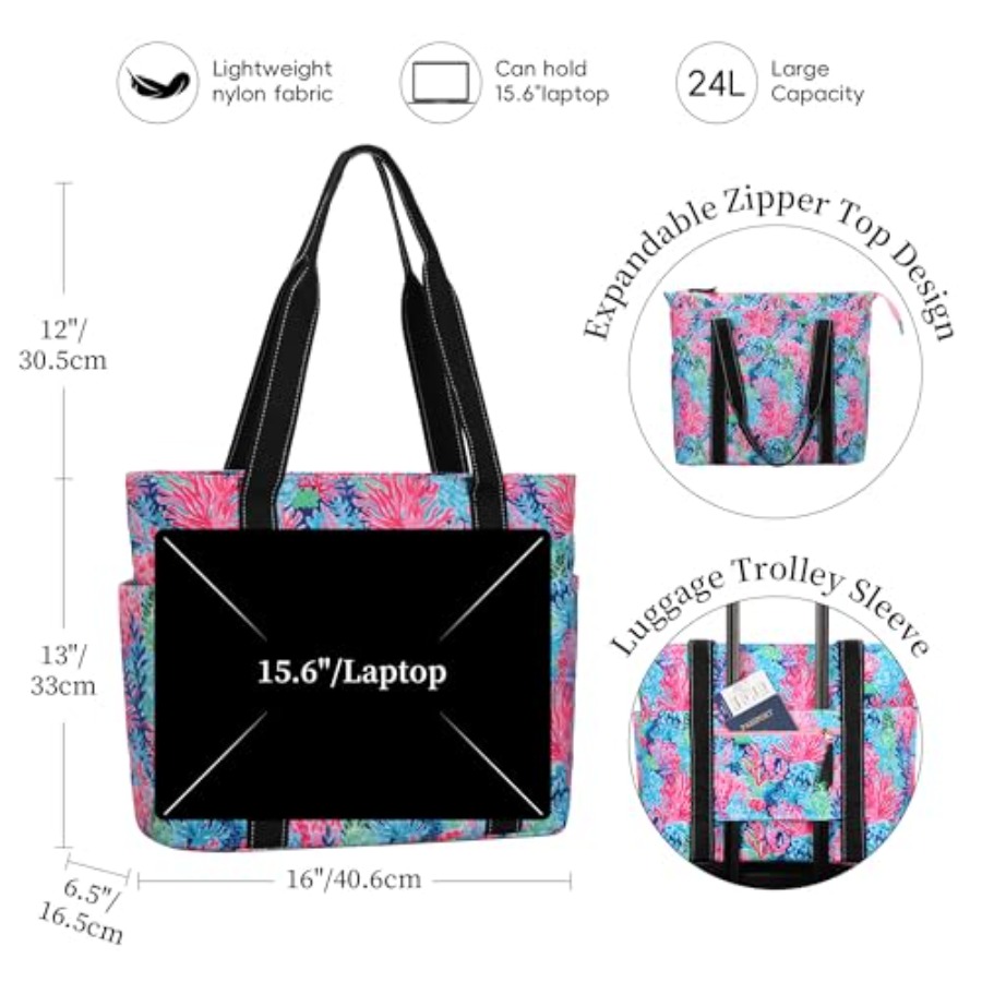 Tote Bag for Women with Laptop - Tote Bag Beach recension och pris
