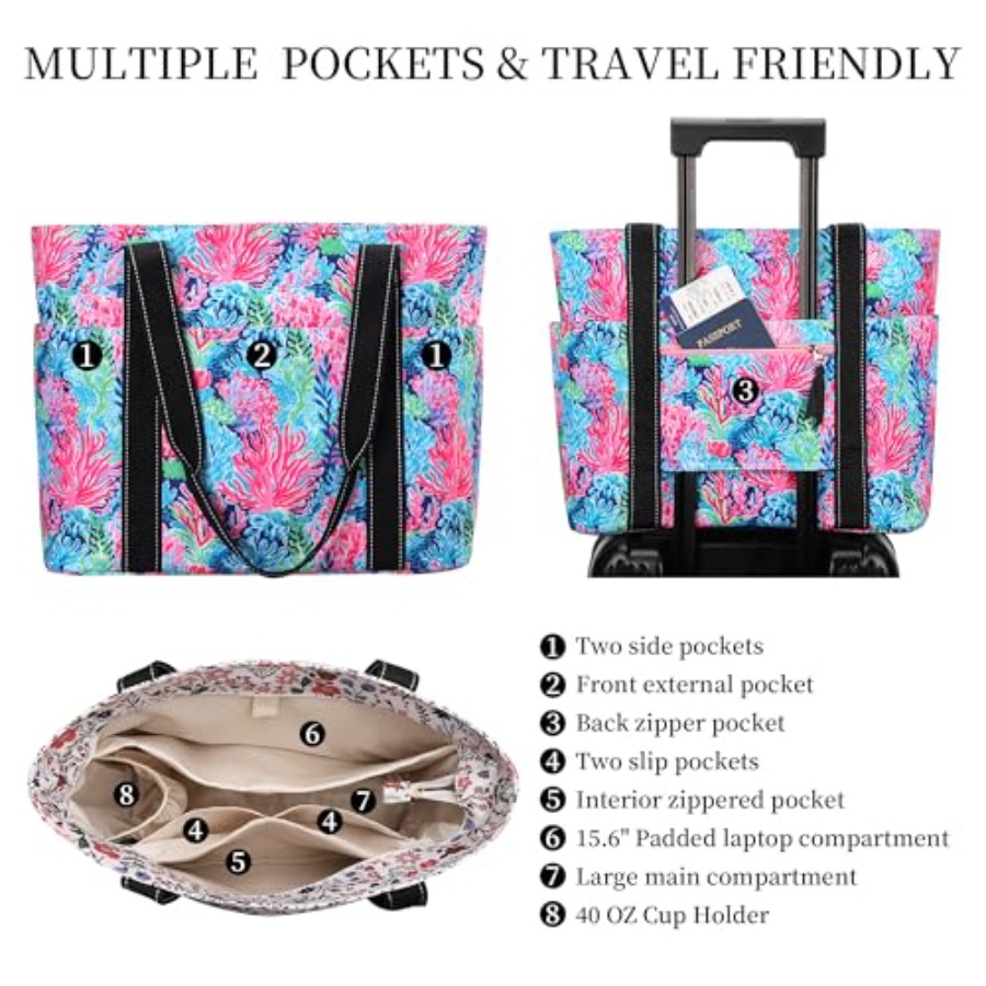 Tote Bag for Women with Laptop - Tote Bag Beach recension och pris