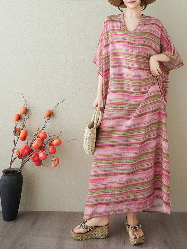 Knee-Length Wrap Long Dress Su - Linen Dress Wrap recension och pris