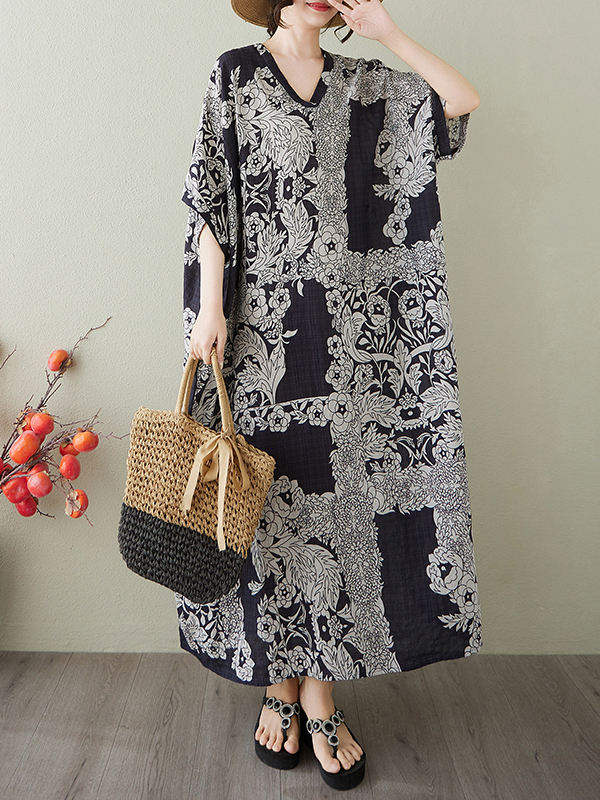 Knee-Length Wrap Long Dress Su - Linen Dress Wrap recension och pris