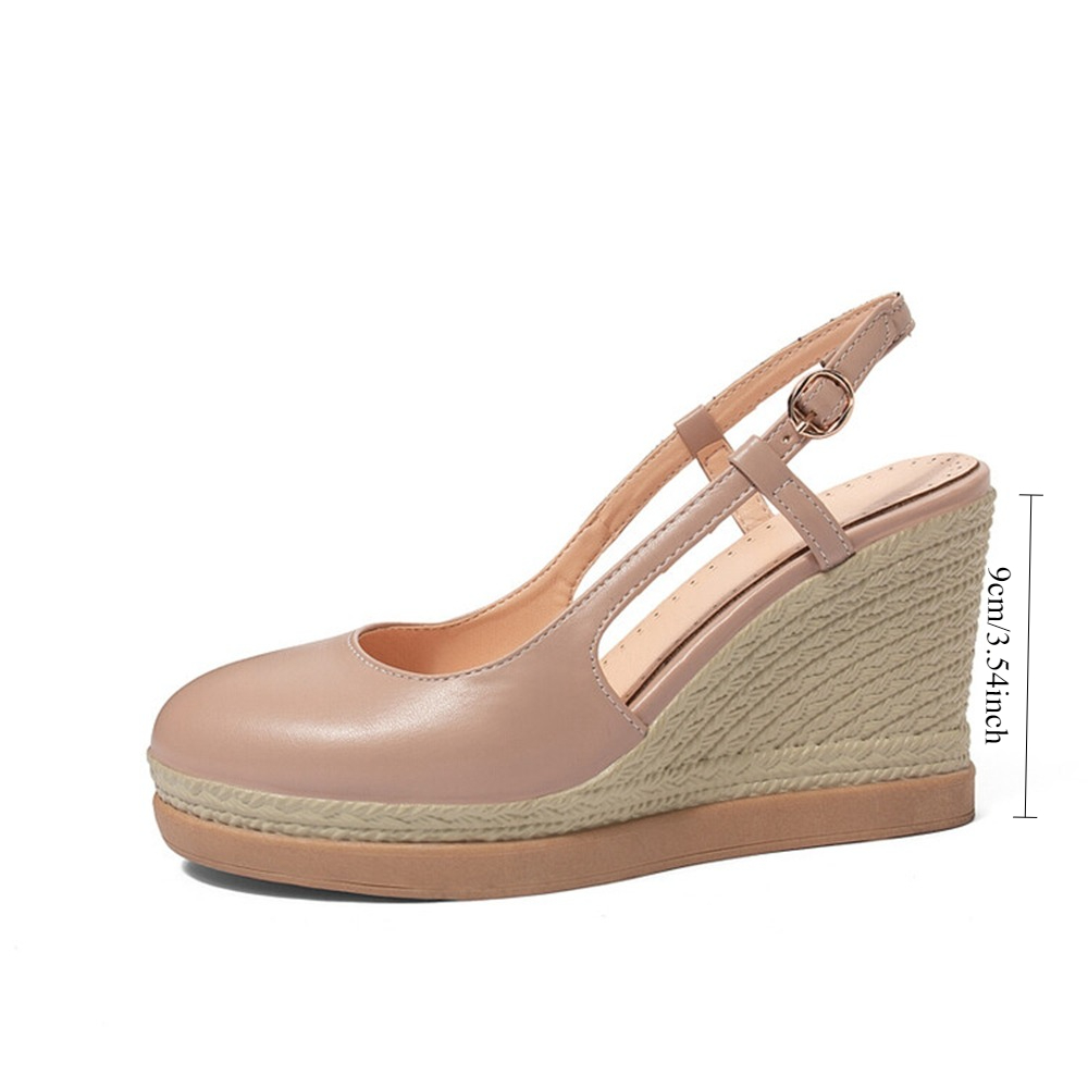 Women's T‑Strap Wedge Sandals  - Wedge Espadrille Women recension och pris