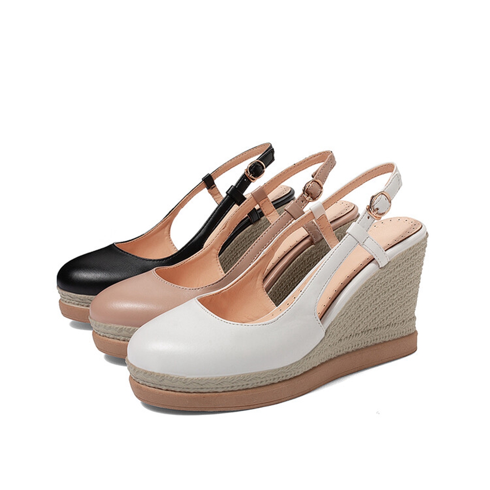Women's T‑Strap Wedge Sandals  - Wedge Espadrille Women recension och pris
