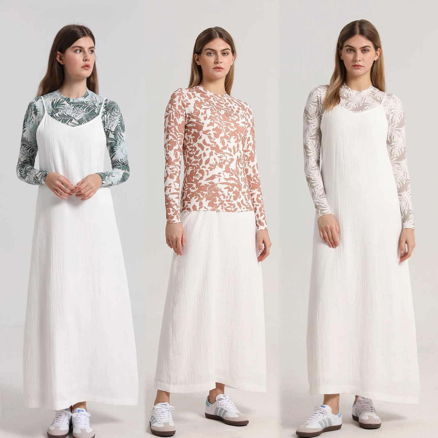 AP Printing Tee Stretchy  Moda - Linen Dress Wrap recension och pris
