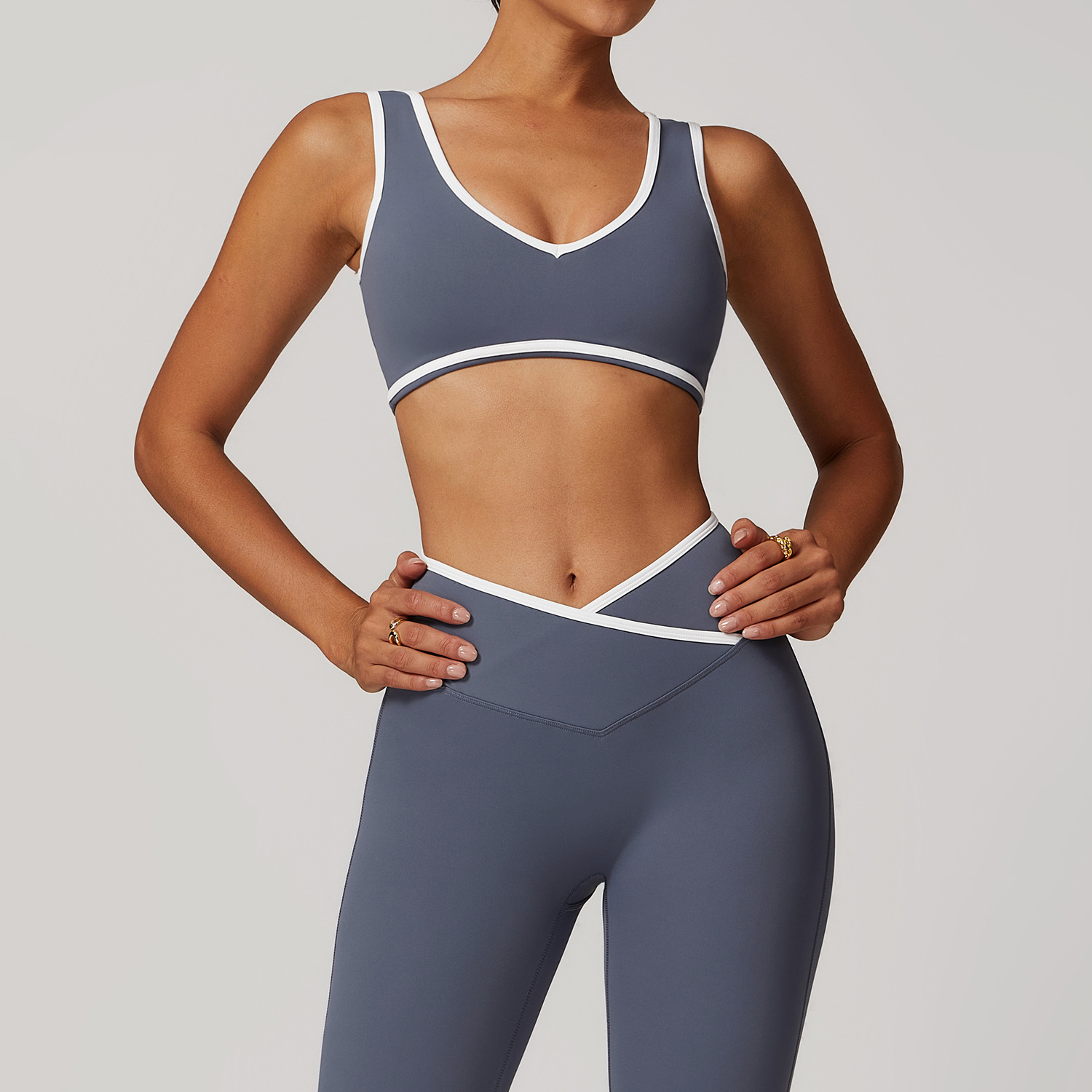 V-Neck Sports Bra Women Top Pu - Crop Top Crochet recension och pris