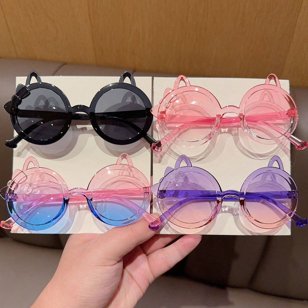 2/4Pcs 2025 Newest Cute Fashio - Sunglasses Cat Eye recension och pris