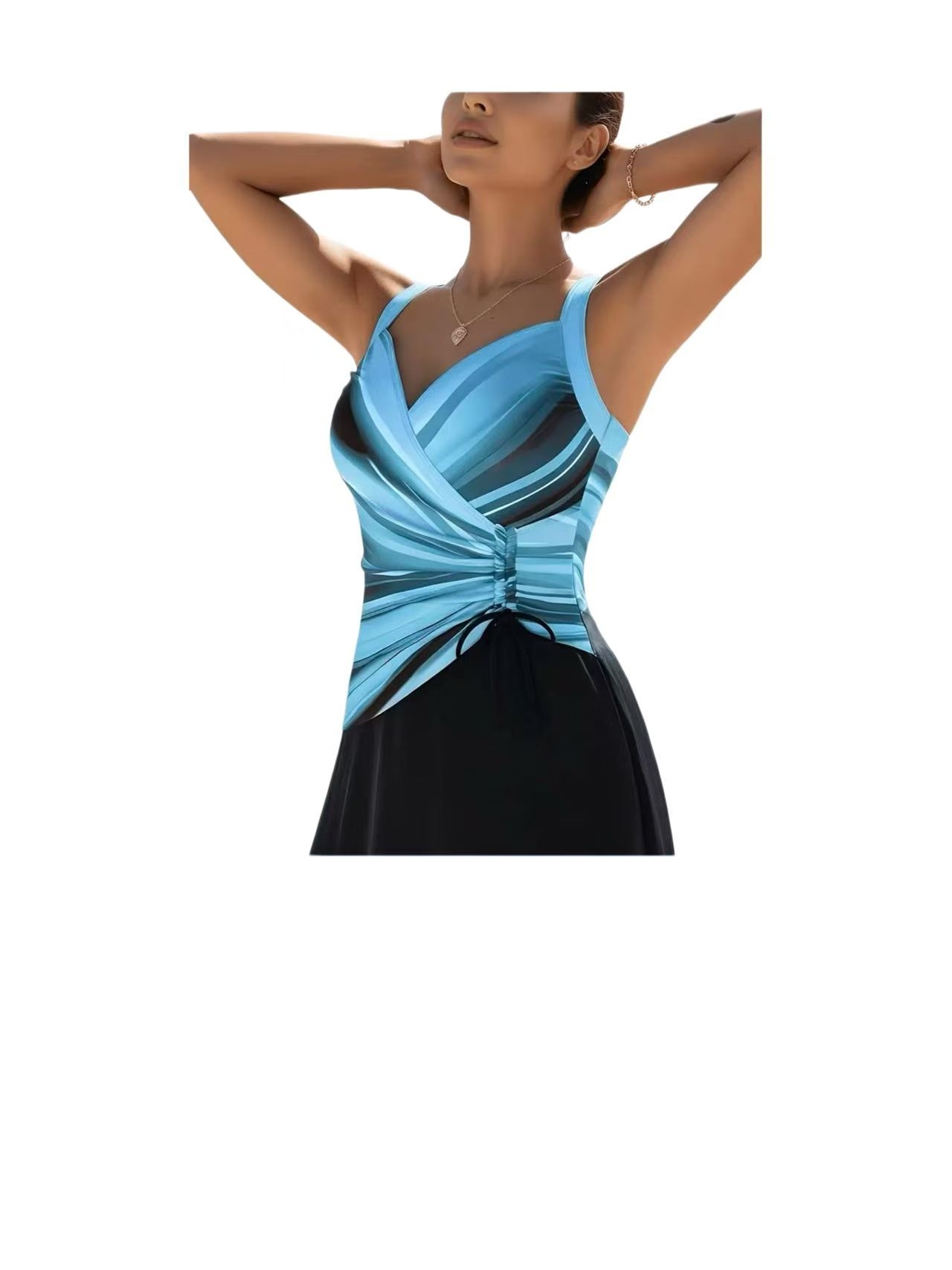Women Swimdress One Piece Swim - Swimsuit Bikini Ruched recension och pris