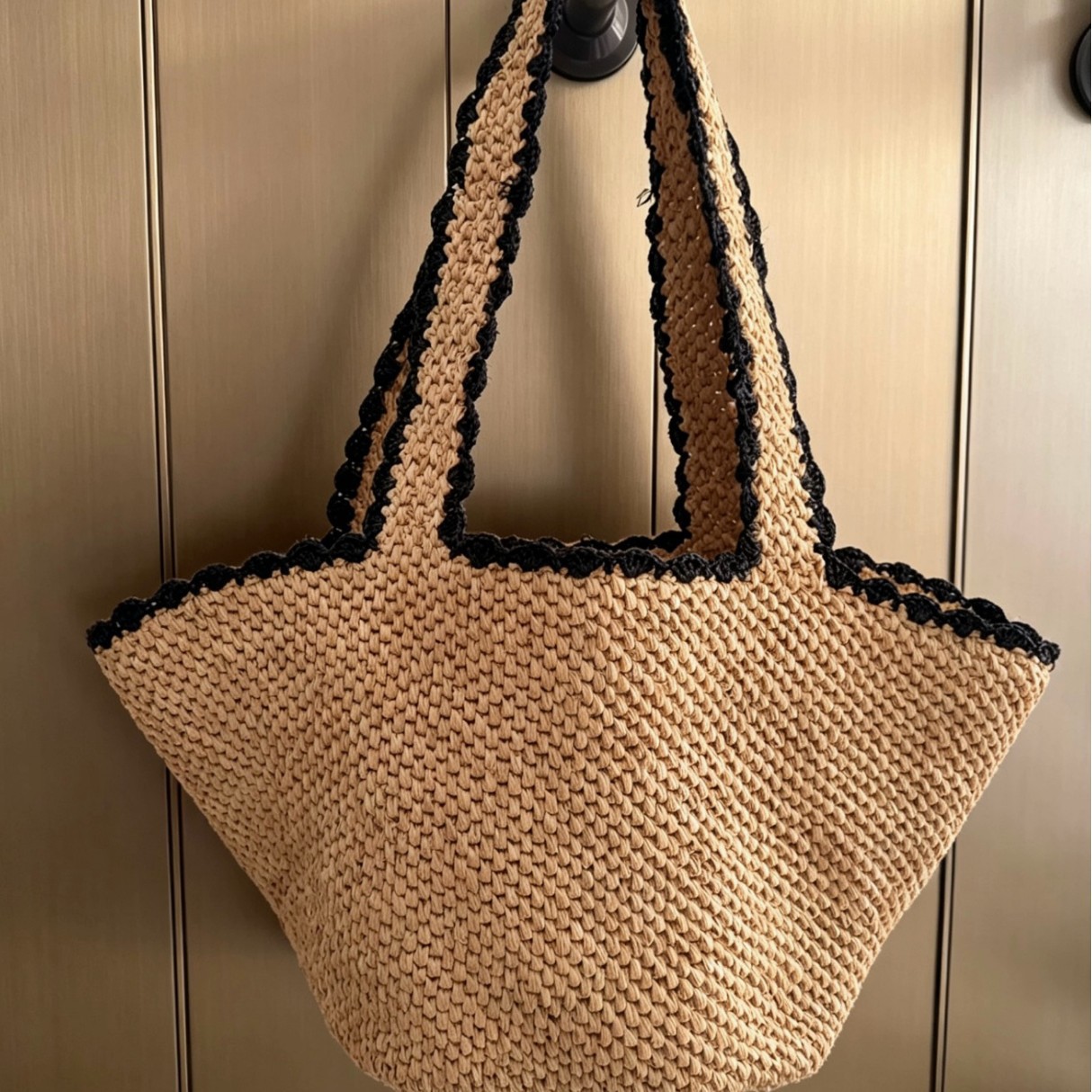 NEW raffia bow crochet handwov - Crochet Bag Raffia recension och pris