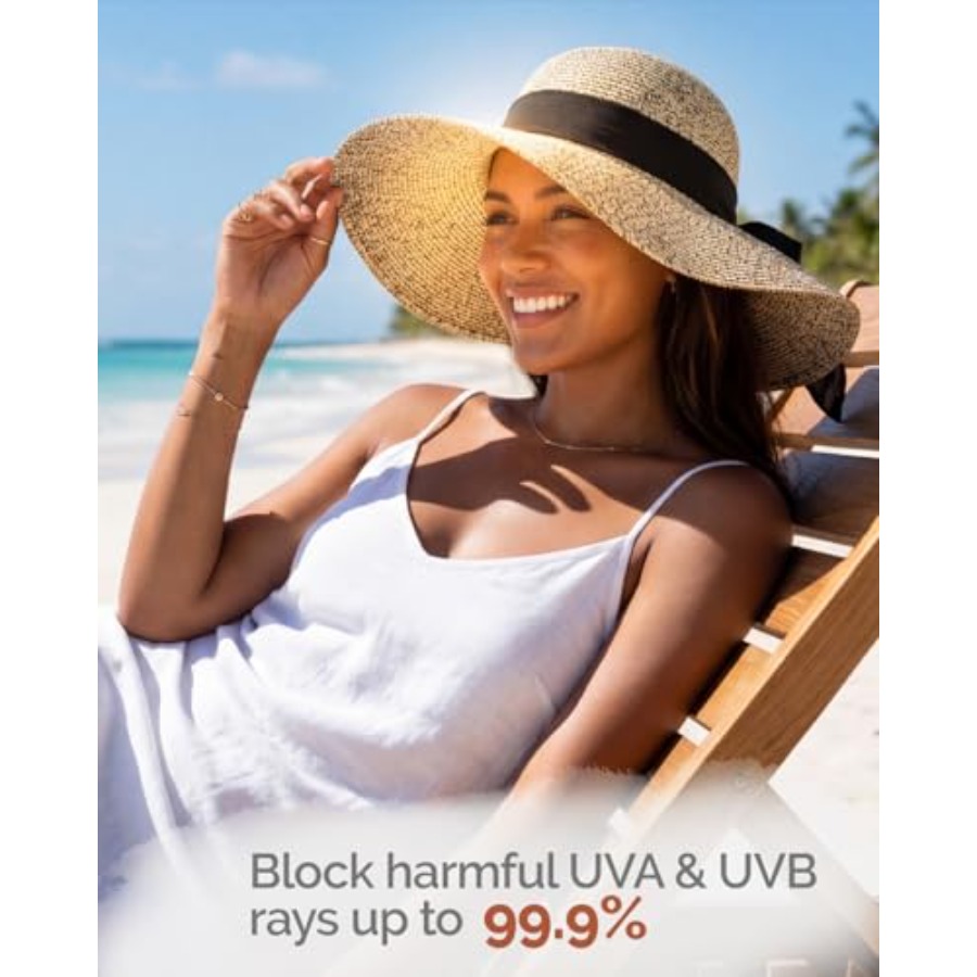 Hat Hut Wide Brim Beach Sun Ha - Hat Floppy Wide recension och pris