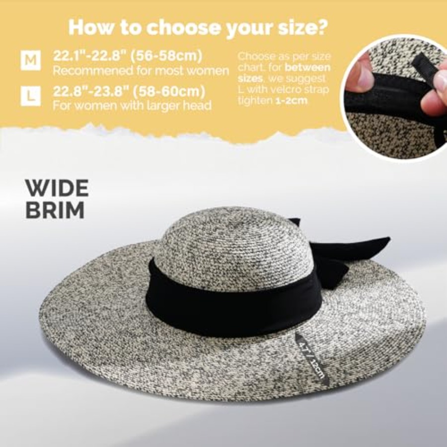 Hat Hut Wide Brim Beach Sun Ha - Hat Floppy Wide recension och pris
