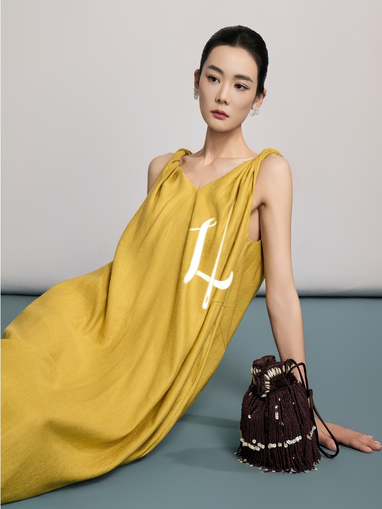 Natural Linen Summer New Style - Linen Dress Wrap recension och pris