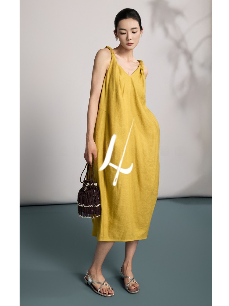 Natural Linen Summer New Style - Linen Dress Wrap recension och pris