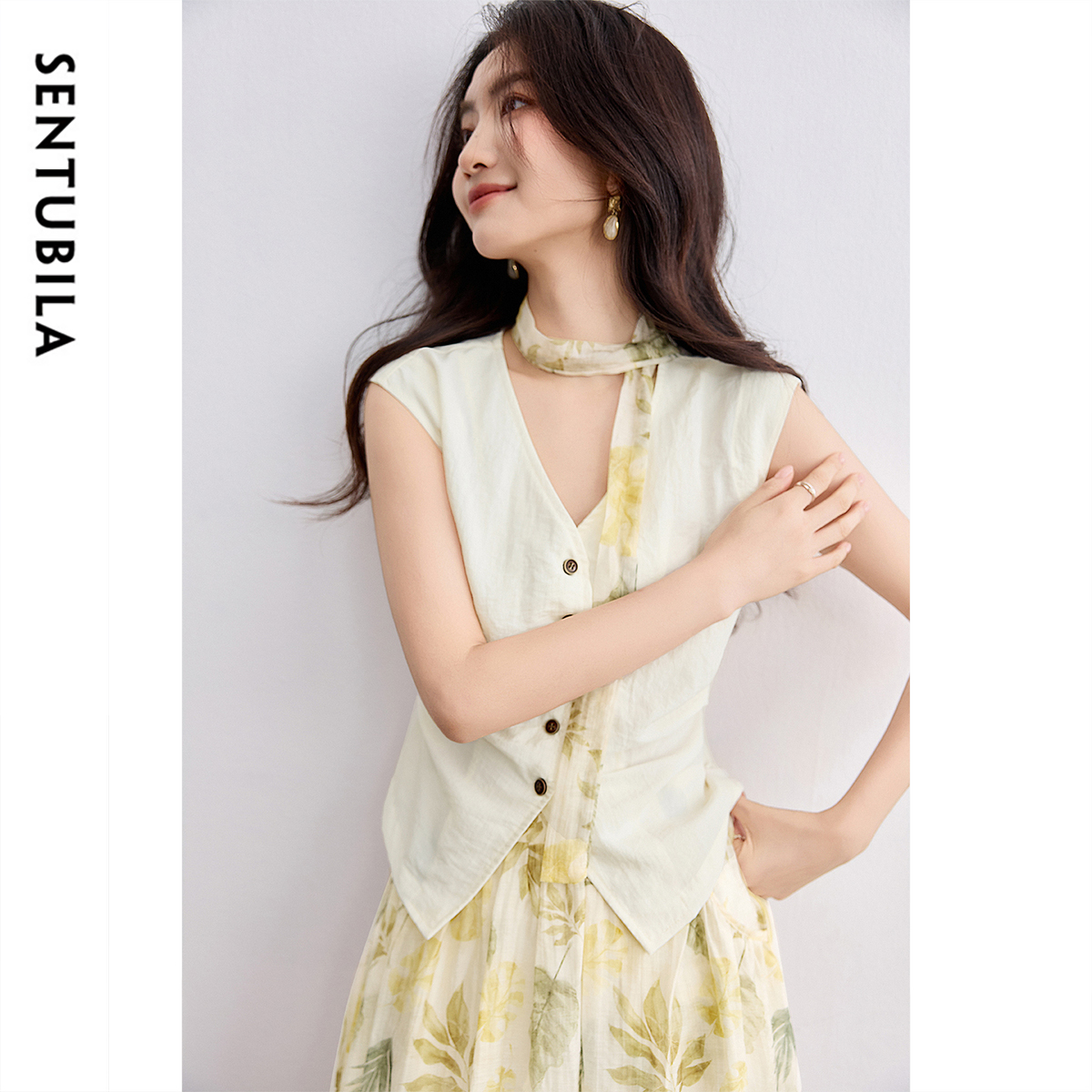 SENTUBILA Elegant Skirt Holida - Midi Skirt Floral recension och pris