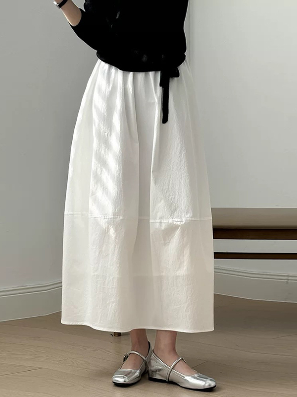 High Waist A-Line Midi Skirt L - Midi Skirt Floral recension och pris
