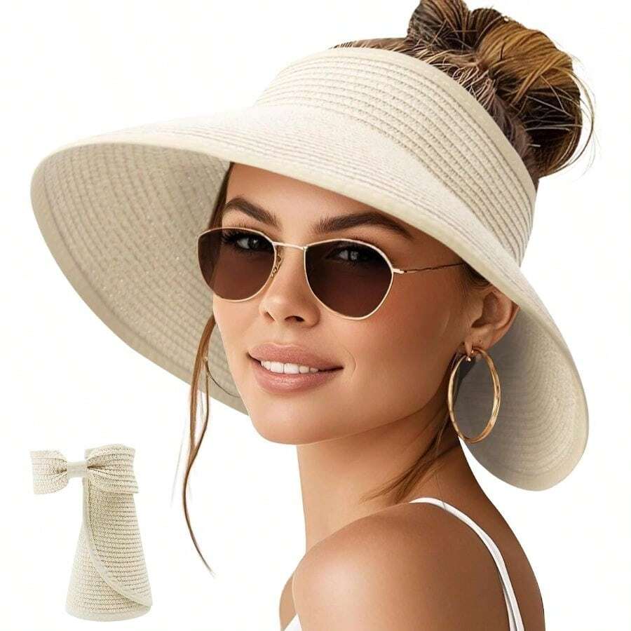 NPQQUAN Sun Visor Hats For Wom - Hat Floppy Wide recension och pris