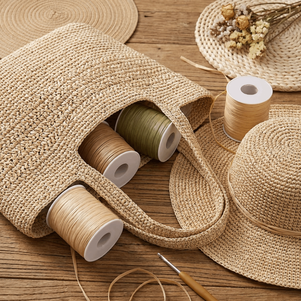Premium Quality 120M Per Roll  - Crochet Bag Raffia recension och pris