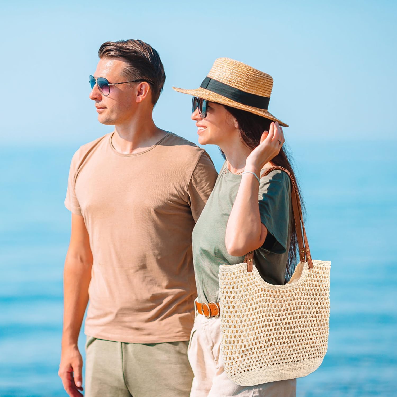 Crochet Beach Bag Purse, Boho  - Tote Bag Beach recension och pris