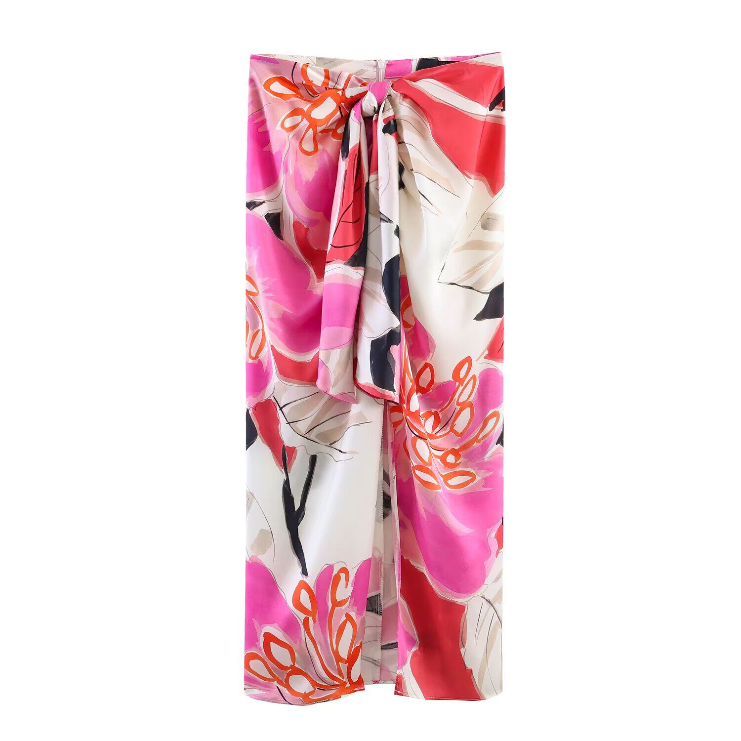 JNLEAOG Summer New Women's Sil - Midi Skirt Floral recension och pris