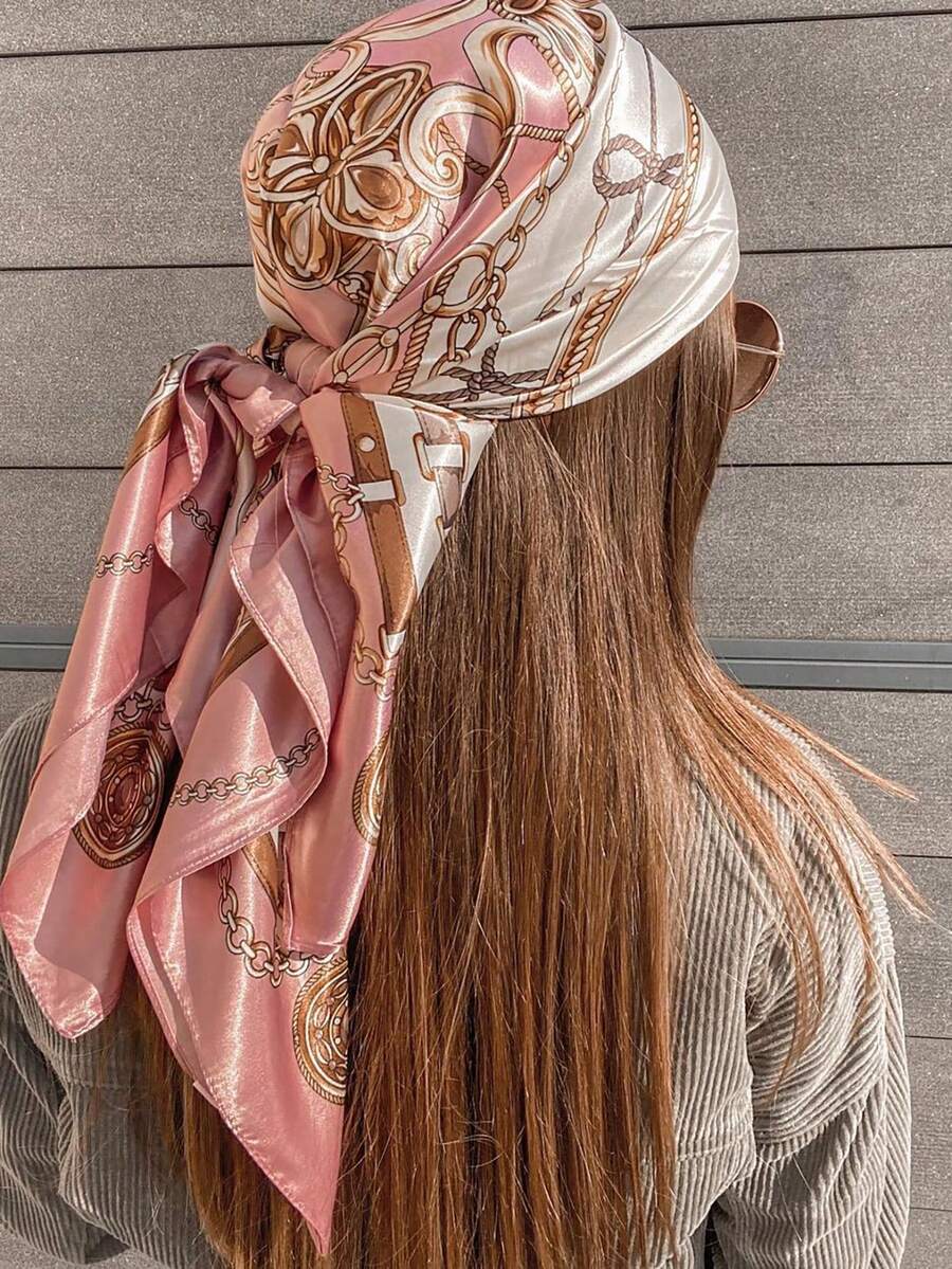 1pc Women's Light Pink Printed - Headband Summer Knit recension och pris