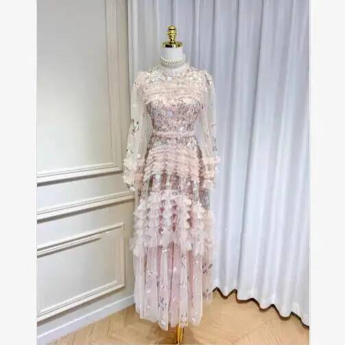 Summer Autumn Fashion Flower E - Linen Dress Wrap recension och pris