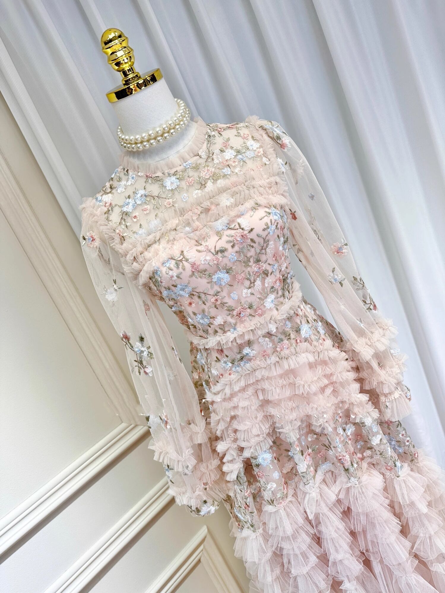 Summer Autumn Fashion Flower E - Linen Dress Wrap recension och pris