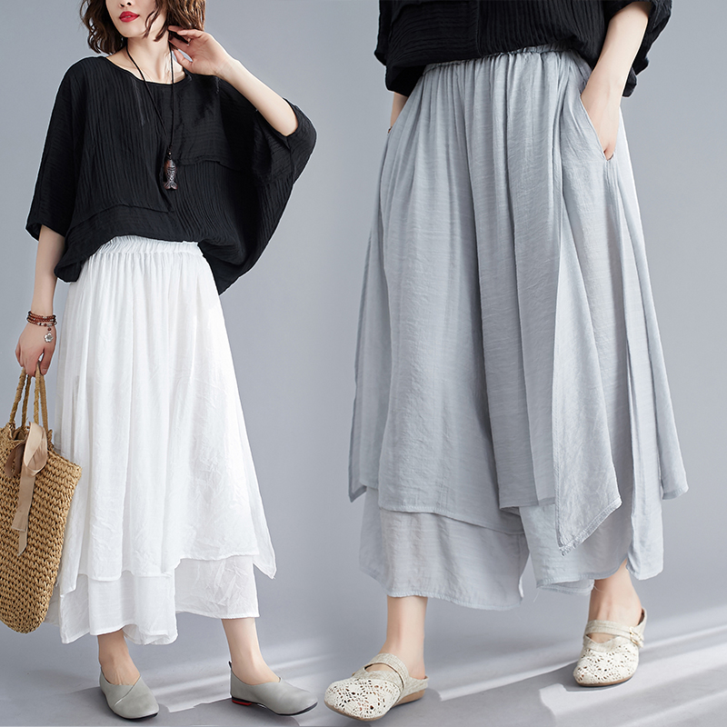 Cotton Linen Wide Leg Pants Wo - Linen Pant Wide recension och pris