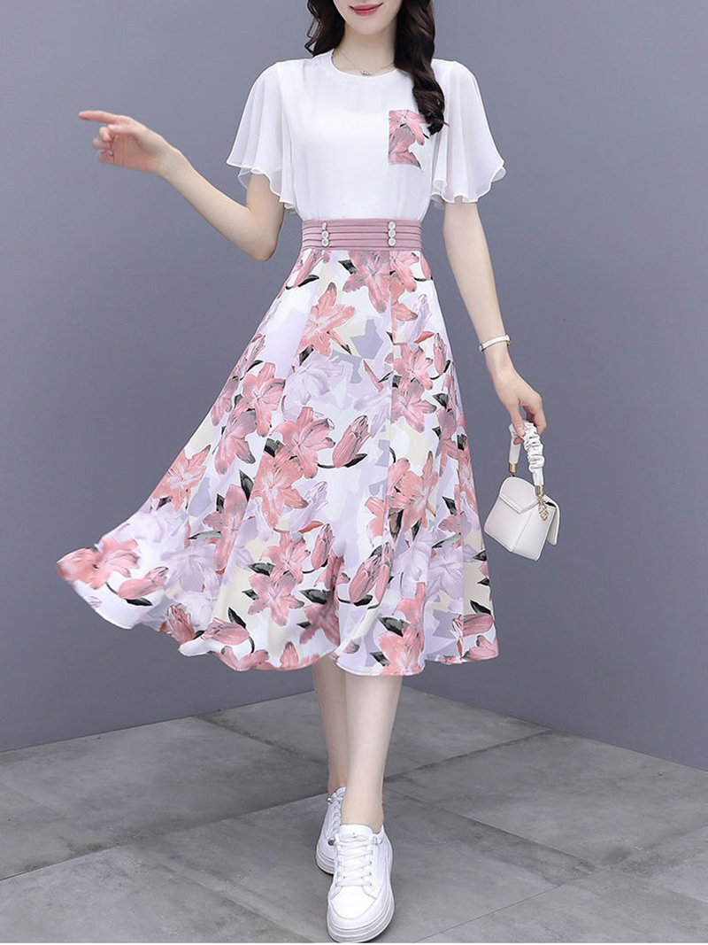 Women's Suits Summer 2022 New  - Romper Floral Print recension och pris