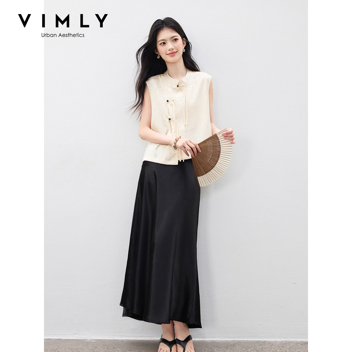 VIMLY's Women's Summer Suit 20 - Midi Skirt Floral recension och pris