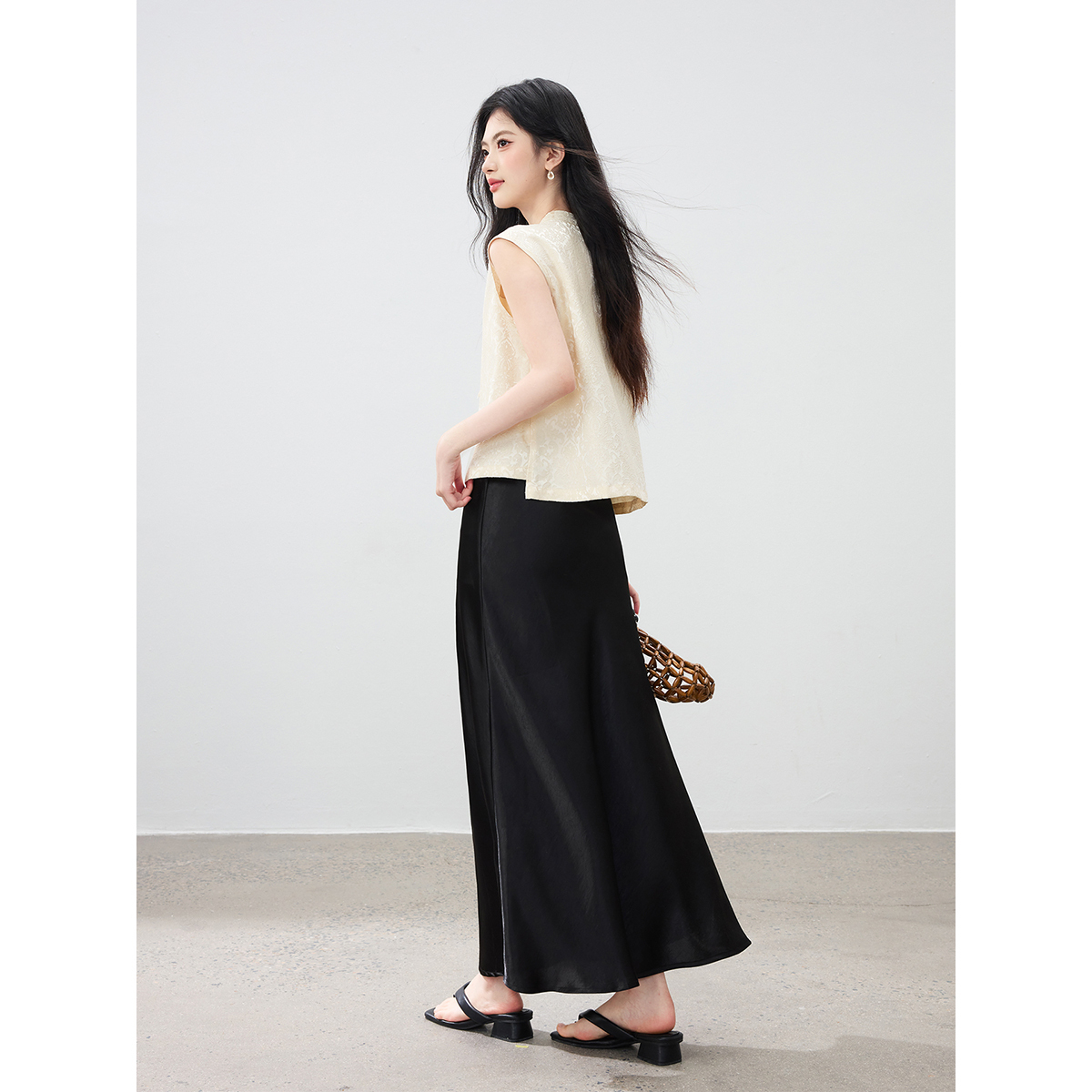 VIMLY's Women's Summer Suit 20 - Midi Skirt Floral recension och pris