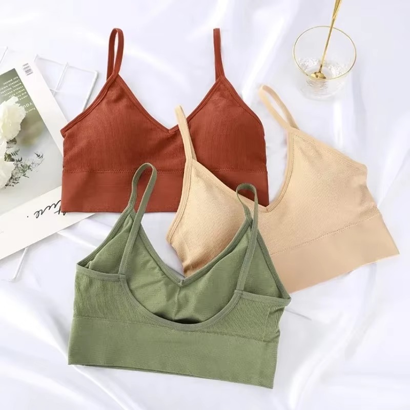 Seamless Women Push Up Bra Bea - Bralette Triangle Set recension och pris