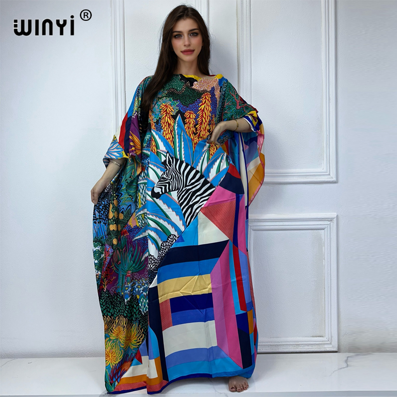 WINYI new high quality Print k - Cover Up Kaftan recension och pris
