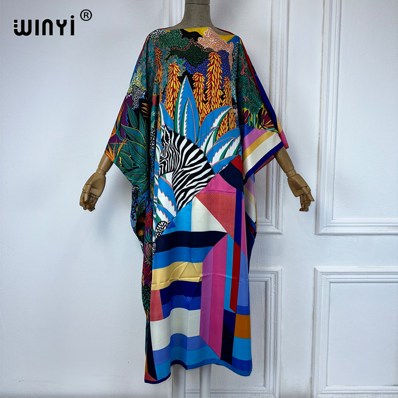 WINYI new high quality Print k - Cover Up Kaftan recension och pris