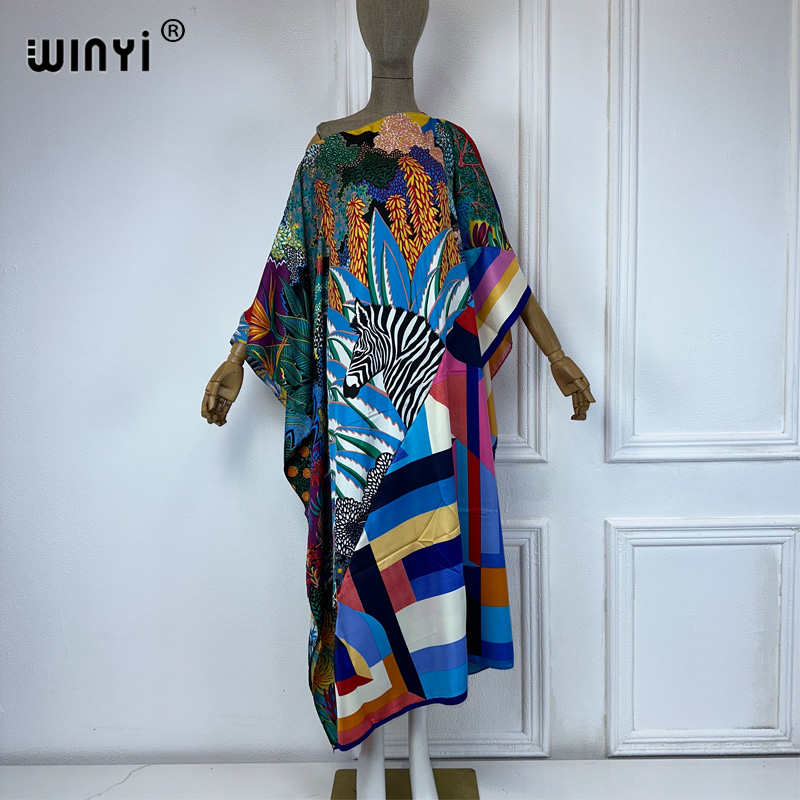 WINYI new high quality Print k - Cover Up Kaftan recension och pris