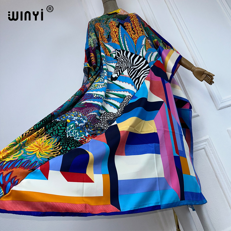 WINYI new high quality Print k - Cover Up Kaftan recension och pris