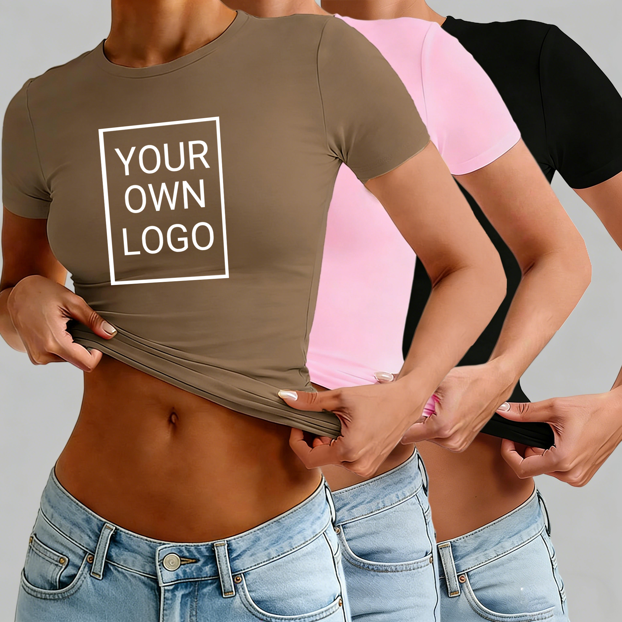 Customized Logo Pattern Womens - Crop Top Crochet recension och pris