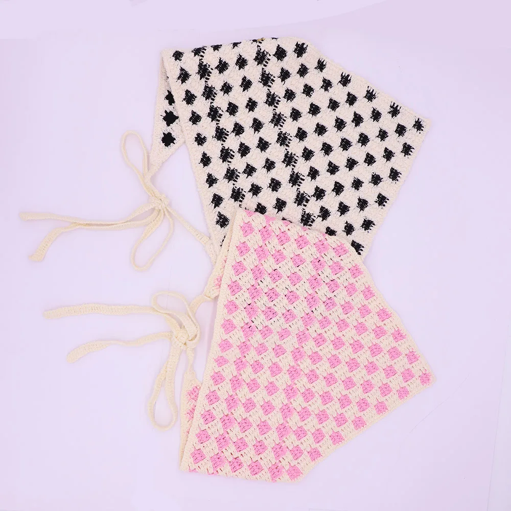 2025 Hand Crochet Daisy Bandan - Headband Summer Knit recension och pris