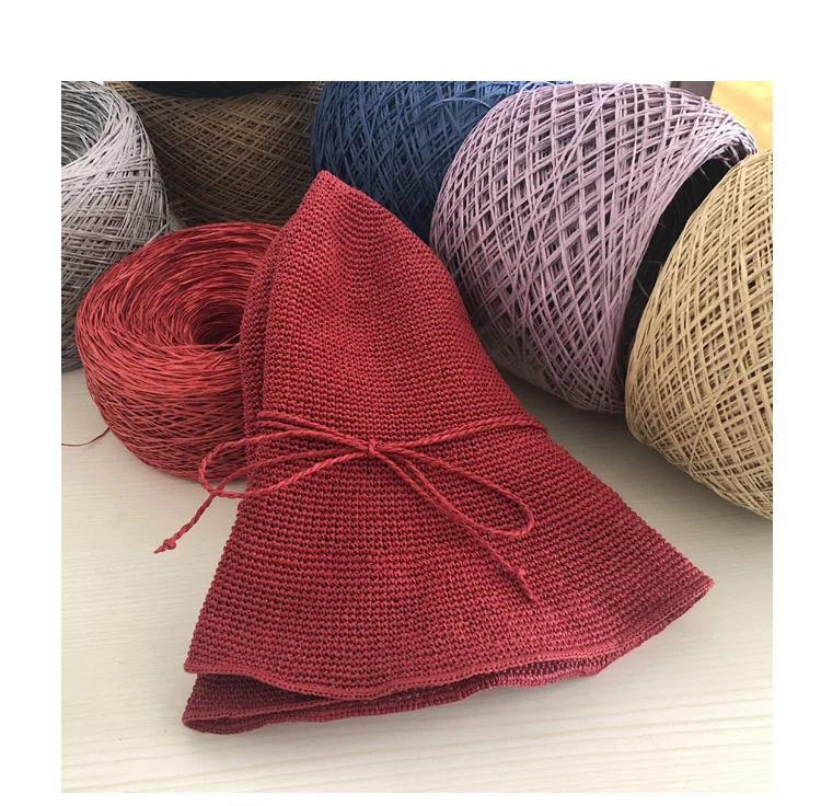 250g Thin Raffia Yarn Paper Gr - Crochet Bag Raffia recension och pris