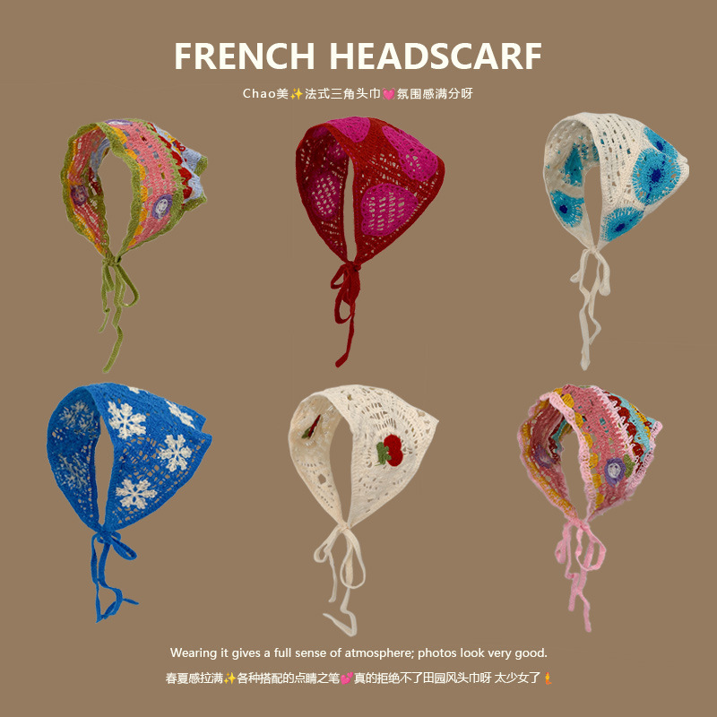 Knit Triangle Headband French  - Headband Summer Knit recension och pris