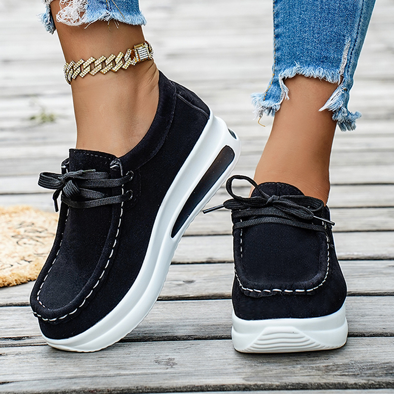 Basic Color Platform Loafers f - Wedge Espadrille Women recension och pris