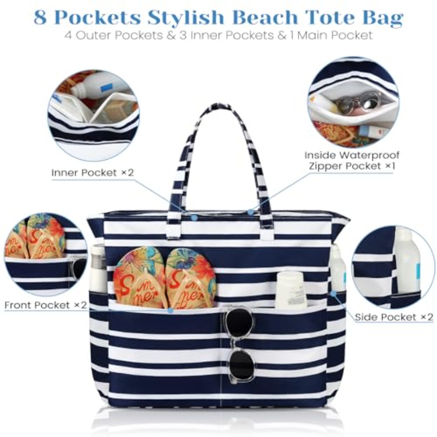 Trifabricy Beach Bags for Wome - Tote Bag Beach recension och pris